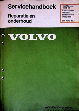 Manual 240 Sierdelen, ruiten en rubbers '75   84