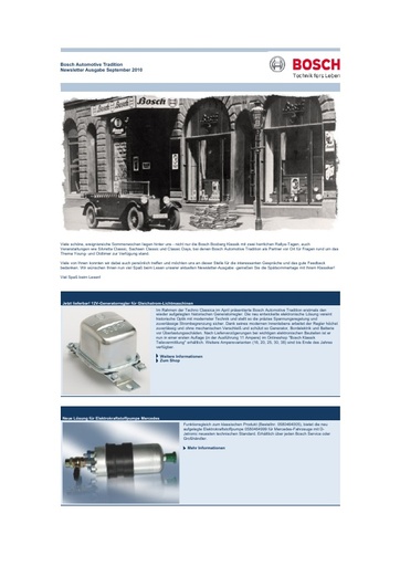 Bosch nieuwsbrief 2010 september