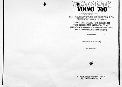 740 Elektrische installatie '84 '87