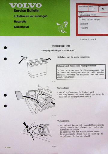 760 780 B280 Tankpomp '87