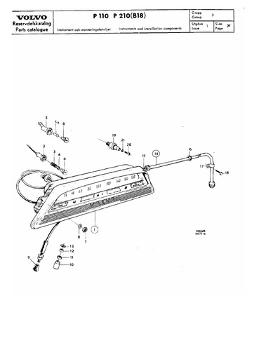 Instrument bediening en  verlichting