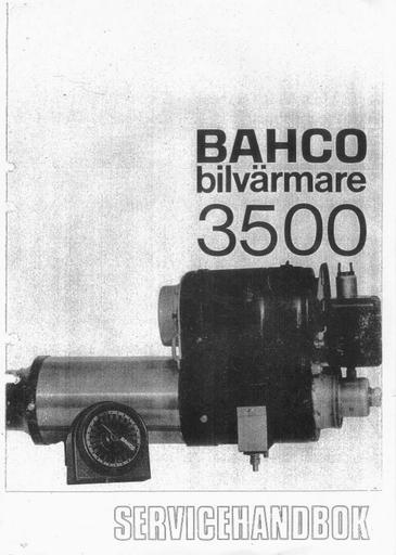 Bahco 3500 standkachel