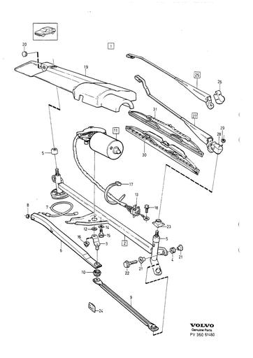 Ruitenwissers SWF LHD