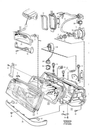 Koplamp, met regeling 1990 2
