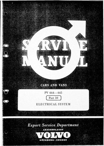 Manual PV444, PV445 Electr  Systeem