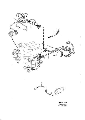 Kabelboom motorcompartiment 6 cyl