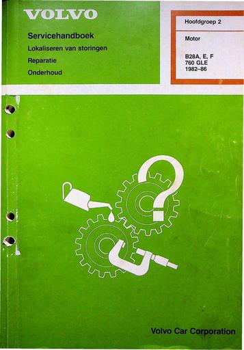 760 GLE B28A, E, F Specificaties '82 '86