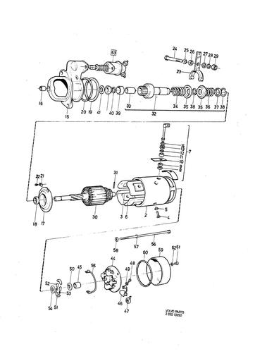 C303 Startmotor 239450