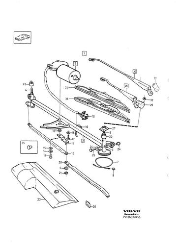 Ruitenwissers Elektrolux RHD