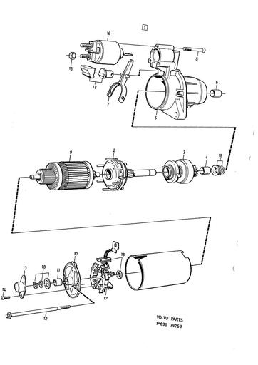 B204GT Startmotor
