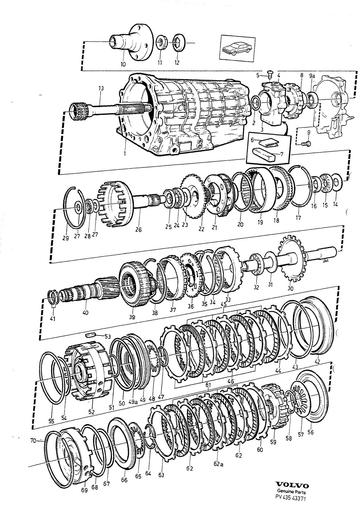 ZF22 Tandwielen uitgaande as