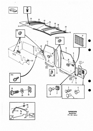 Trimdelen interieur 5 deurs
