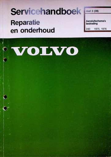 Rep  Onderh  Bedradingsschema's 240 '75 '76