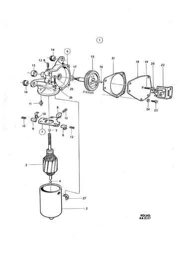 Ruitenwissermotor 676188
