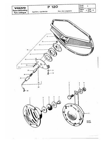 Claxon componenten