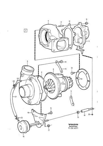 Turbo 1367019, 1317424, 1326425