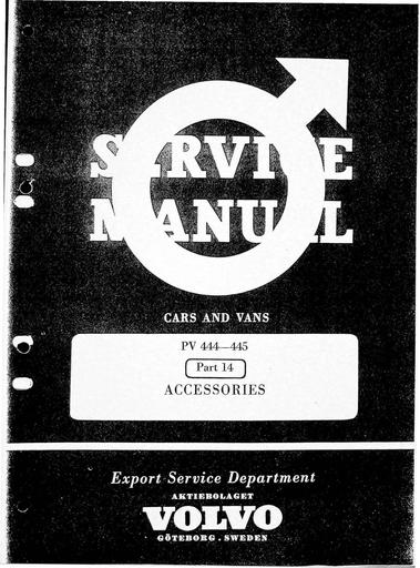 Manual PV444, PV445 Accessoires