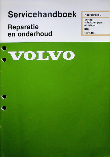 Rep  Onderh  Vering, schokdempers 340 '76