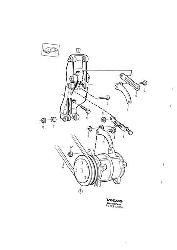 Airco Compressor 4 cyl
