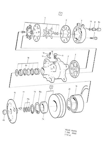 Airco compressor 3513598