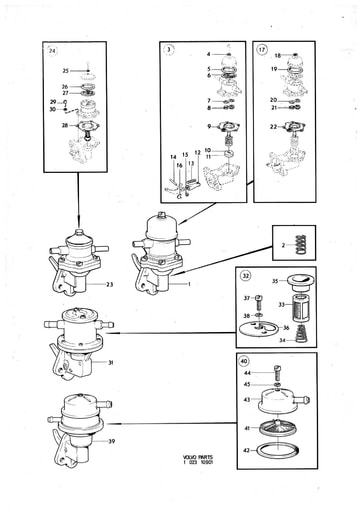 Benzinepomp B20 Carburateur motor