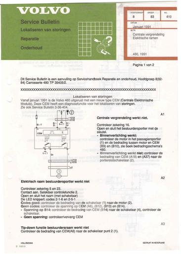 Bulletin 480 Vergrendeling Ramen Jan'89