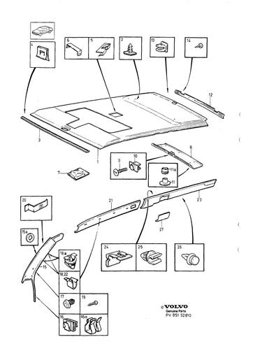 Dakraam interieur 5 drs  1989