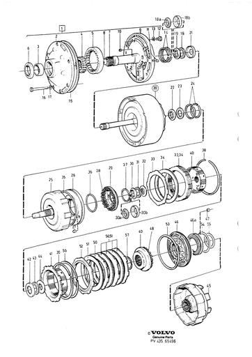 AW70, AW71, AW72 Pomp, koppeling
