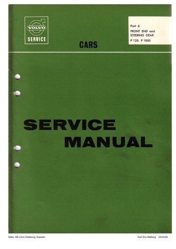 Manual Vooras en Sturing