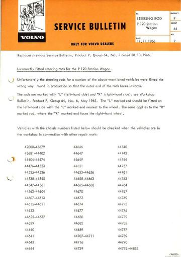 Bulletin Stuurstang 220 Nov '66 (Engels)