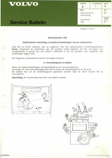 Bulletin Electr  Onsteking B14, B19A 300 '83
