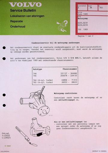 700 Waterpomp '89