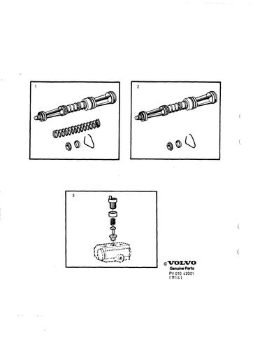 Hoofdremcilinder reparatieset