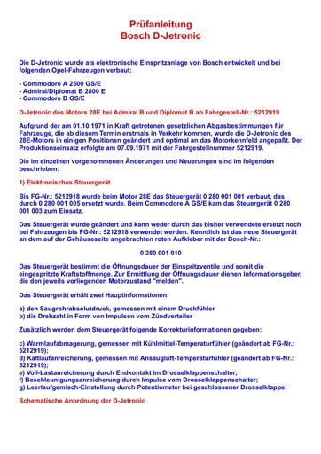 Prüfanleitung Bosch D