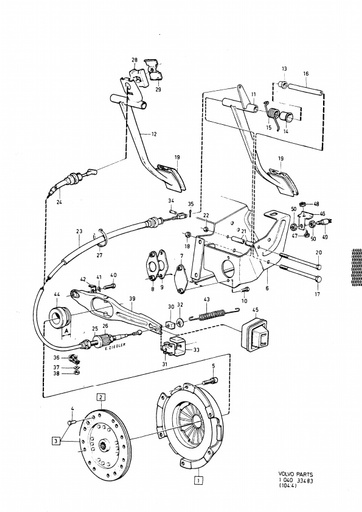 B17, B19, B21, B23, D20, D24 Mech Koppeling