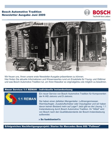 Bosch nieuwsbrief 2009 juni