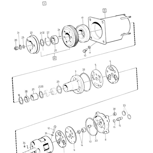 6 cilinder Compressor