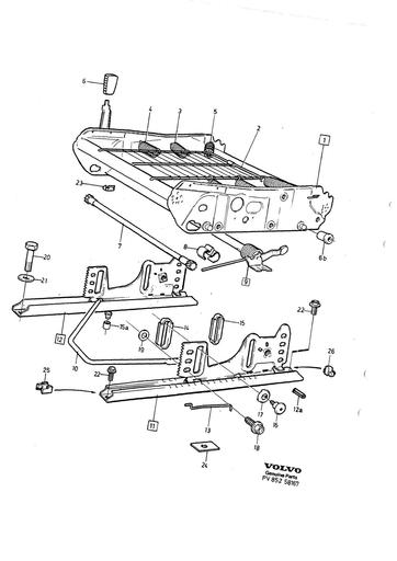 Voorstoel subframe manual