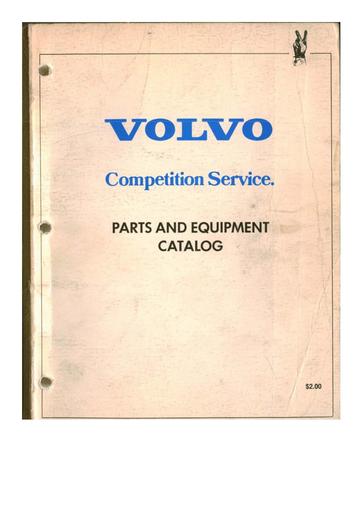 Competition Parts 130, 140, P1800 '75 (Engels)