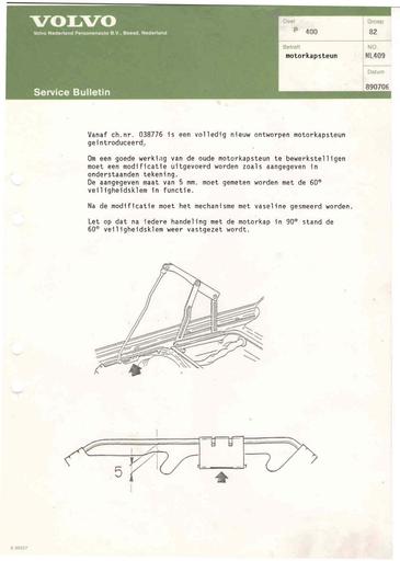Bulletin 400 Motorkapsteun Jul'89