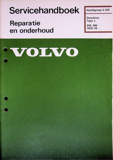Handboek Overdrive J type