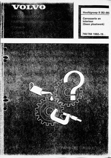 740, 760 Interieurdelen