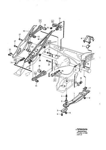Achterwielophanging 5 drs