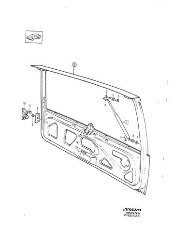 Achterklep divers 5 drs
