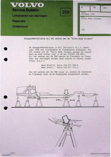 Bulletin 240 Richten Body Okt'90