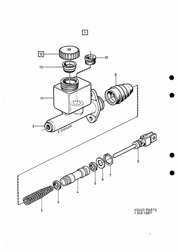 Hoofdkoppelingscilinder 1205729