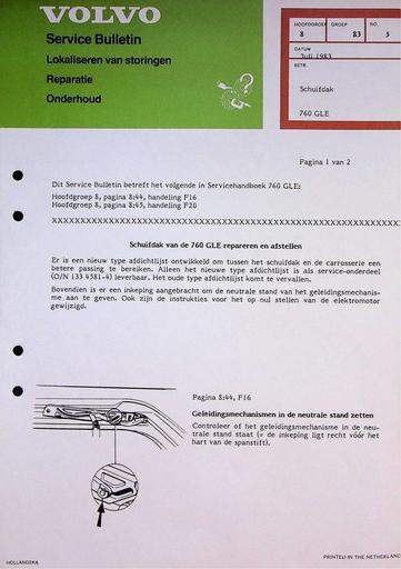 760 GLE Schuifdak '83