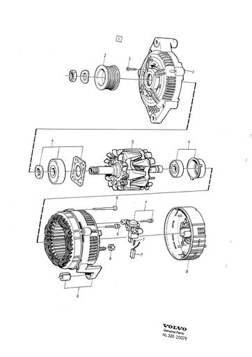 Dynamo A13Vl122, A13Vl148, A13Vl139, A13Vl149 Valeo CH 192976