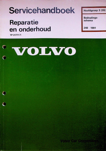 Rep  Onderh  Bedradingsschema's '91