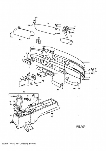 Interieur p1800 ch 30001   1800es
